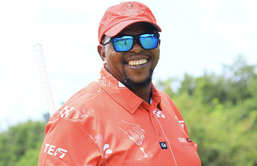 Leslie secures 1st win on tour